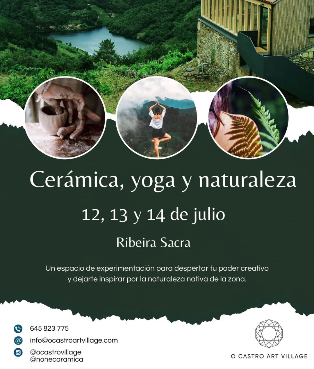 Evento O castro art village + @none_ceramica 12, 13 y 14 de julio 2024